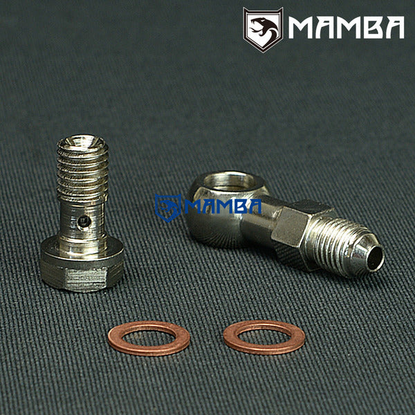 Mamba Turbocharger Oil Engine Supply Banjo Bolt Kit Suits For Nissan TD42 Patrol GU engine