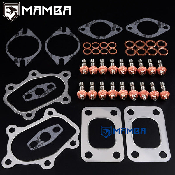 Mamba Nissan RB26DETT GT-R Skyline Twin Garrett GT25R GT28 Gasket+Stud