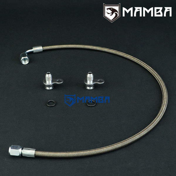 Mamba Turbocharger Oil Feed Line for AUDI VW Golf MK7 GTI R S3 2.0T EA888 IHI RHF5 IS20 IS38