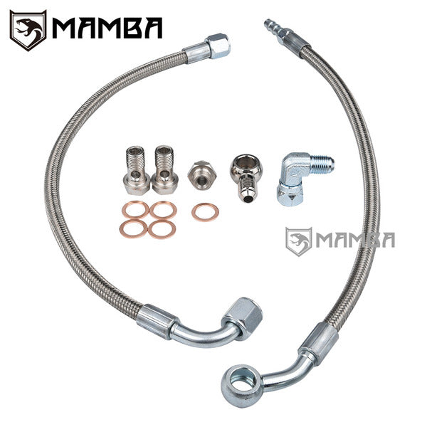Mamba Ford Focus MK3 ST 2L Ecoboost w/ K03 K03-287 K03-368 Turbocharger water coolant line
