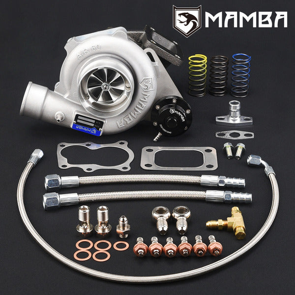 Mamba 9-7 Universal 3" A/R.60 GT2860RS Ball Bearing Turbocharger .42 T3 6 Bolt