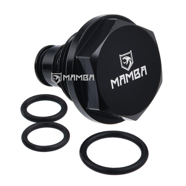 Mamba Turbocharger Solenoid Plug For 2004-2007 Dodge Ram Cummins HE351CW 5.9L Black Billet TW