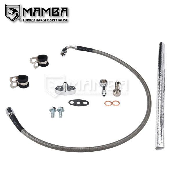 Mamba Turbo Oil Feed Line Kit For Hyundai Custin Sonata Kia Sorento 28240-2M800