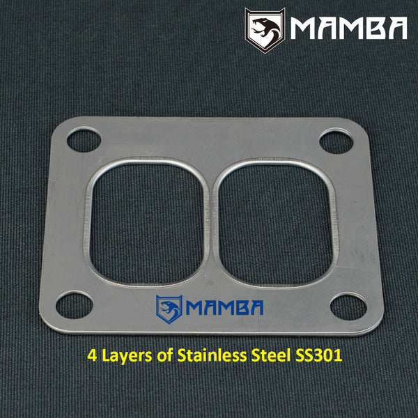 Mamba Garrett T4 T04B T04E T04R Twin Entry Turbocharger Turbine Inlet Gasket Multilayer