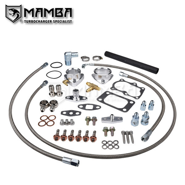 Mamba Full Turbocharger install kit for Nissan TD42 GQ Patrol Hitachi HT18