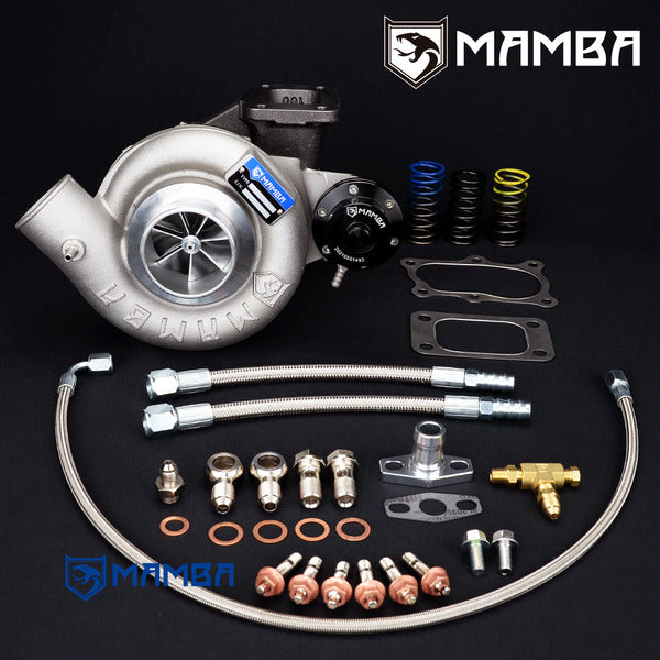 Mamba 7+7 2.5" A/R.60 Non Anti Surge GTX2971R NAS Ball Bearing Turbocharger .57 T3 6 Bolt Hsg