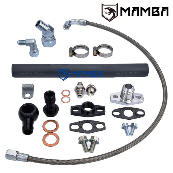 Mamba Turbocharger Oil Feed & Return Line Kit MAZDASPEED MS3 CX-7 AXELA MPS K0422