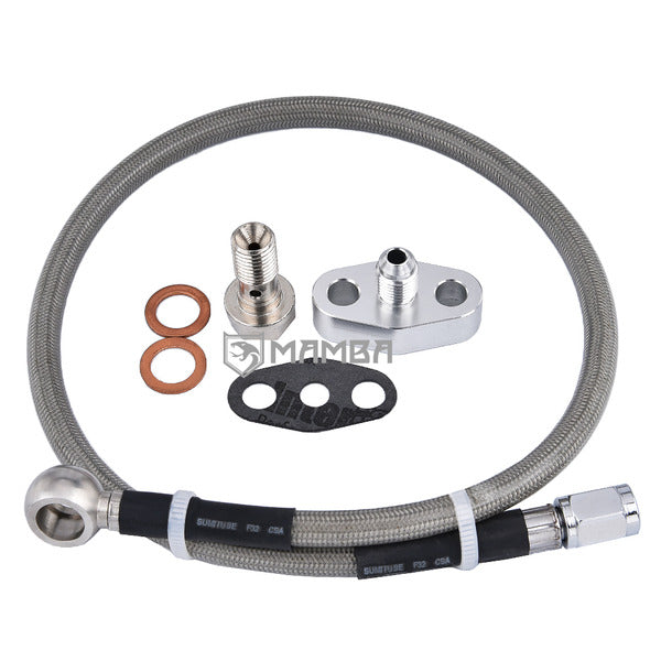 Mamba Turbocharger Oil Feed Line For 10~15 Hyundai Kia Optima Sportage 28240-2G410 2L TD04HL4