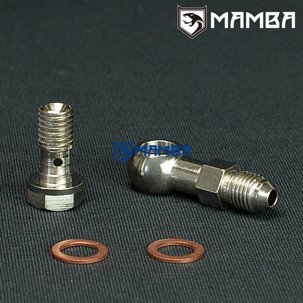Mamba Turbocharger Oil Feed Banjo Bolt Kit for TOYOTA Land Cruiser 1VD-FTV GTA2359V 775095-1