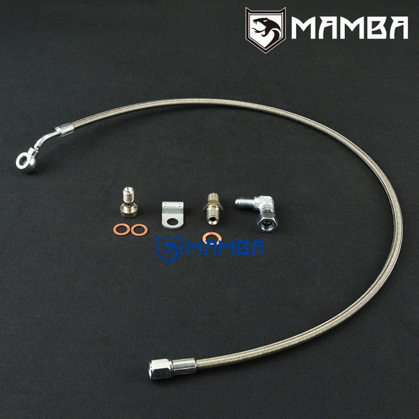 Mamba PTFE Turbocharger Oil Feed Line AUDI VW BMP/BVD/BMM 2.0TDI 03G145771R 765261 GT1646V OZ
