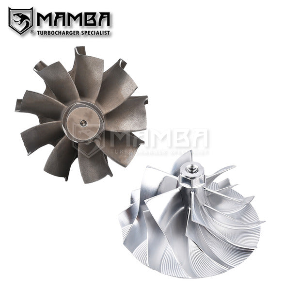 Mamba Turbocharger Compressor Turbine wheel fits Ford 6.0L Powerstroke 725390-3 GT3782VA