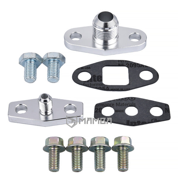 Mamba Turbocharger Oil Feed Return Flange Gasket Kit for Nissan Patrol TD42 GU Hitachi HT18