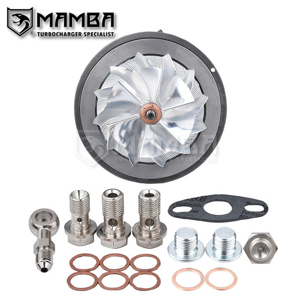 Mamba D5-6 Ball Bearing Turbocharger Cartridge CHRA Upgrade for Mitsubishi TD04HL-21TK
