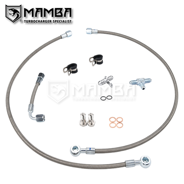 Mamba Range Rover Sport L320 TDV8 3.6L Diesel BV39 Twin Turbocharger oil feed line hose