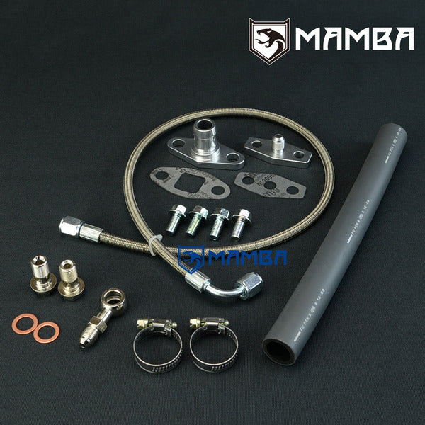 Mamba Turbocharger Oil Feed & Return Line Kit For NISSAN CA18DET S13 w/ Garrett T3 T4