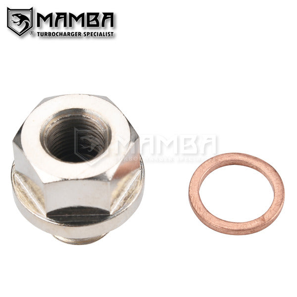 Mamba Steel LS LSX Engine Swap M12x1.5 to1/8 NPT Coolant Temp Sensor Adapter
