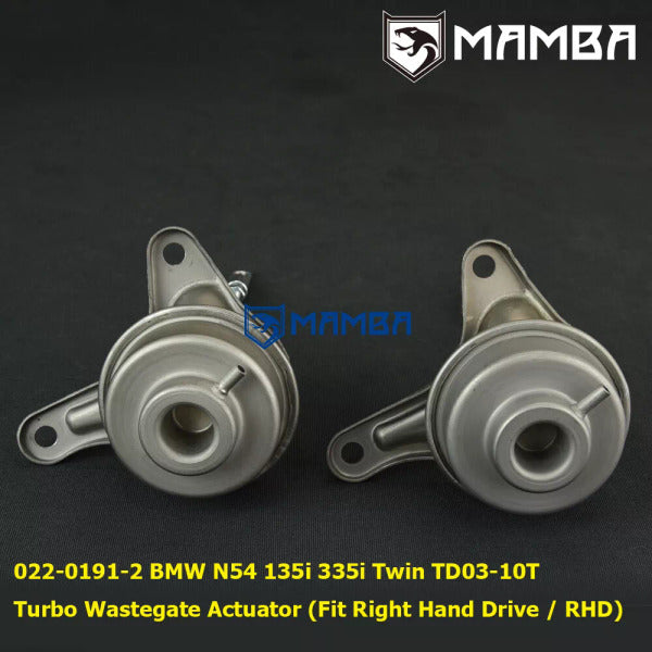 Mamba RHD Right & Left Twin Turbocharger Wastegate Actuator / BMW N54B30 135i 335i TD03L