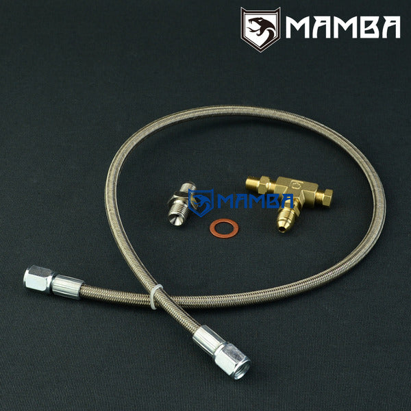 Mamba 03~ MAZDA RX-8 13B LA-SE3P w/ BorgWarner EFR Ball Bearing Turbocharger oil feed line
