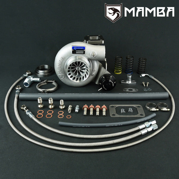 Mamba GTX Turbocharger Low Mount For Nissan TD42 GQ 3" TD05H-18G 6cm T3 V-Band