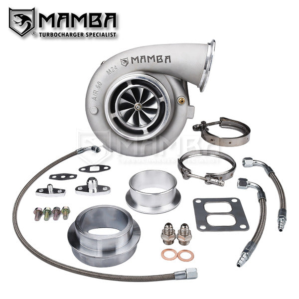 Mamba 10-9 GEN II 5" GTX4508R Ball Bearing Turbocharger + 1.22 T4 V-Band Housing