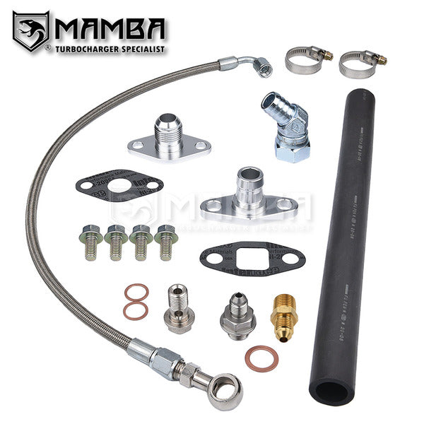 Mamba Turbocharger Oil Feed & Return Line TOYOTA 1JZ 2JZ w/ S400 SX SX-E S200 S300 S200-SXE