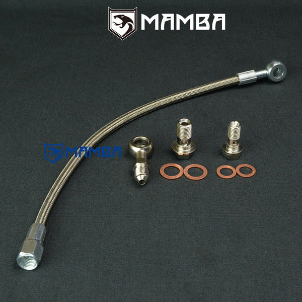 Mamba Turbocharger Oil Feed Line For Nissan YD25 D22 NP300 Cabstar Navara IHI RHF4H VN4