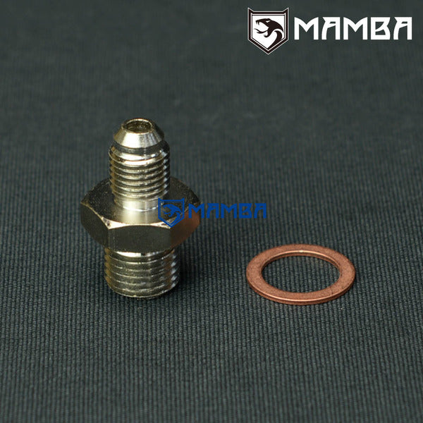 Mamba Turbocharger Oil Feed Engine Block Supply Fitting Kit Ford Falcon BA BF FG XR6 FPV F6
