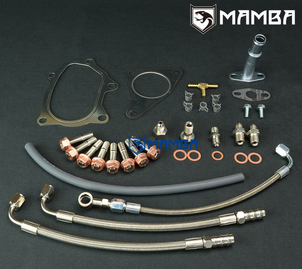 Mamba For Subaru WRX STI EJ20 EJ25 IHI RHF5HB VF23 VF24 Turbocharger Install Gasket Line Kit