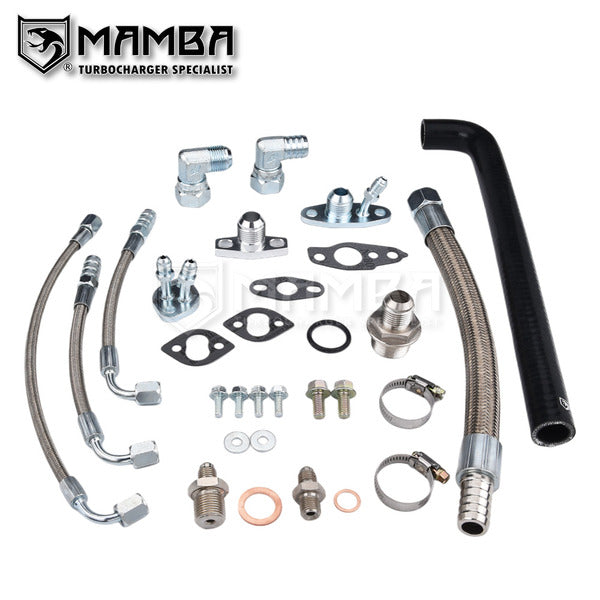 Mamba Turbocharger Oil & Water Line Kit For TOYOTA CELICA 3S-GTE ST185 ST205 GT4 CT26