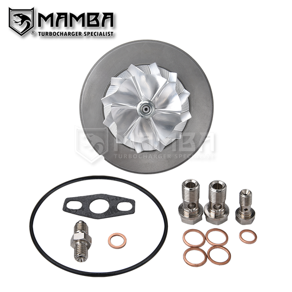 Mamba 12-6 Billet Turbo CHRA Cartridge TD05H-20G w/ 12 Blade Turbine + 6+6 Comp.