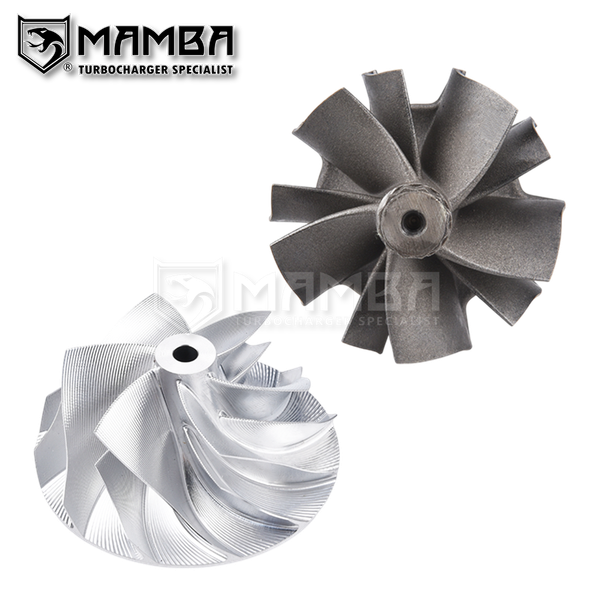 Mamba +30% Air Turbo Compressor + Turbine Wheel For Garrett TOYOTA Hilux 2.8 1GD-FTV