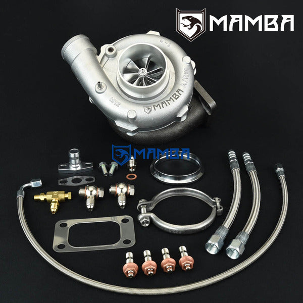 Mamba 7+7 3" A/R.50 T04E Ball Bearing GTX3576RS Turbocharger + .64 T3 V-Band Hsg