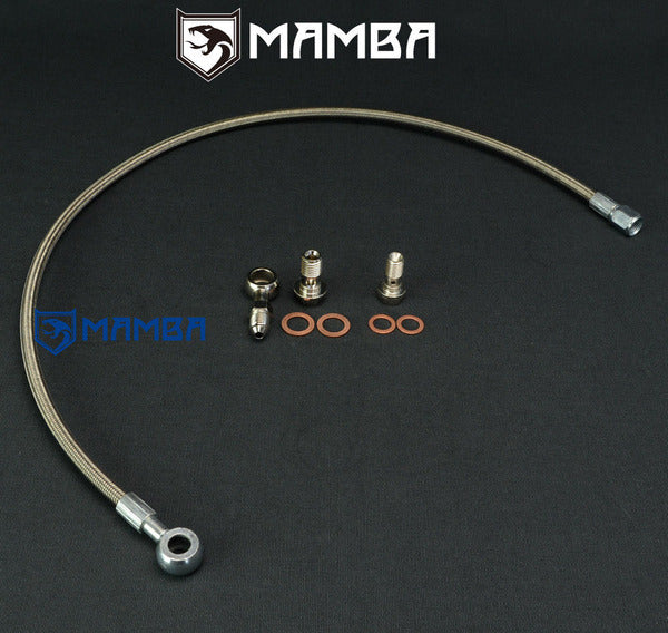 Mamba VW GOLF GTI MK4 w/ Greddy TD04HL TD04-19T Turbocharger kit's oil feed line kit