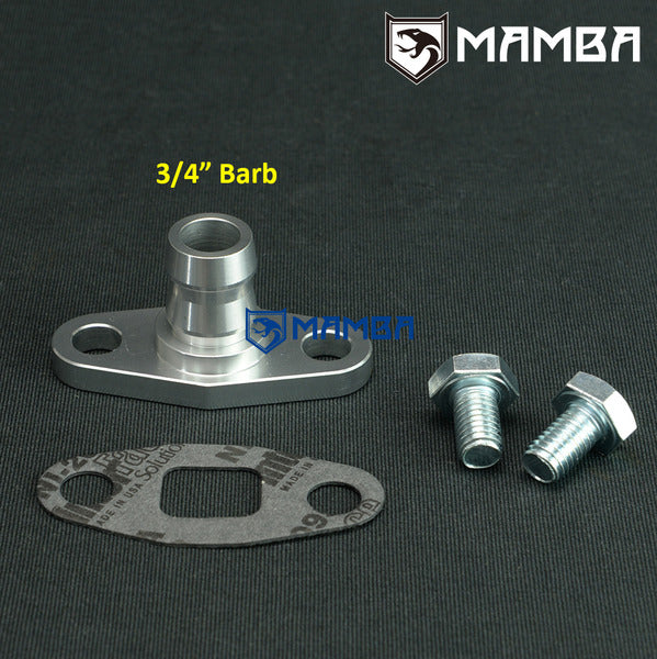 Mamba Turbocharger Oil Return Flange 50.8mm 3/4" Mitsubishi Greddy T67 TE06H