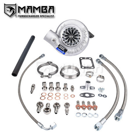 Mamba 11-11 Turbocharger For Nissan RB20DET RB25DET TM 3" AS TD06H 60-1 8cm T3 V-Band