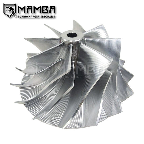 Mamba Billet Turbocharger Compressor Wheel for IHI RHF4H (47.9/62/8+8/Point Milling/Reverse)