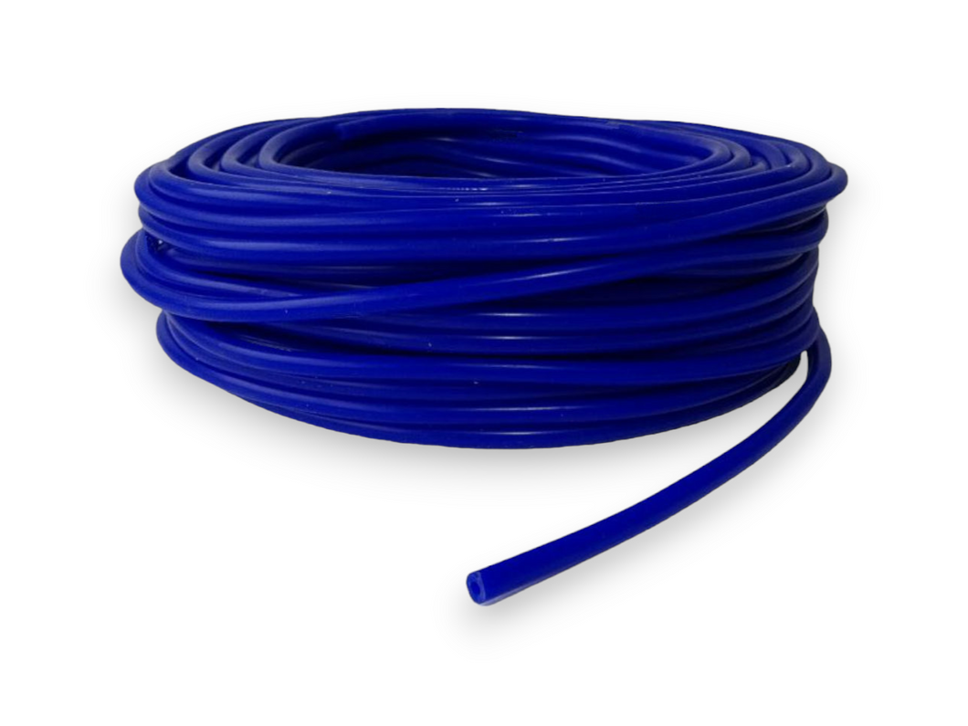 3MM Silicone vacuum line in blue - sold by the meter