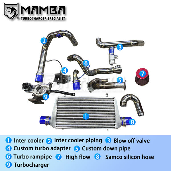 Mamba Turbocharger Kit 14~ Axia 1KR 1.0L TD02L11-075WDS