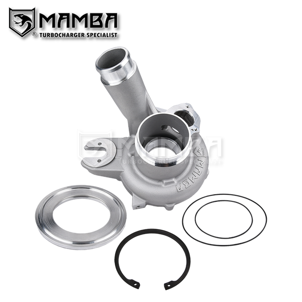 Mamba 3" VAG IS38 GOLF MK7 GTX3071R Anti-Surge Turbo Compressor Housing + Seal plate