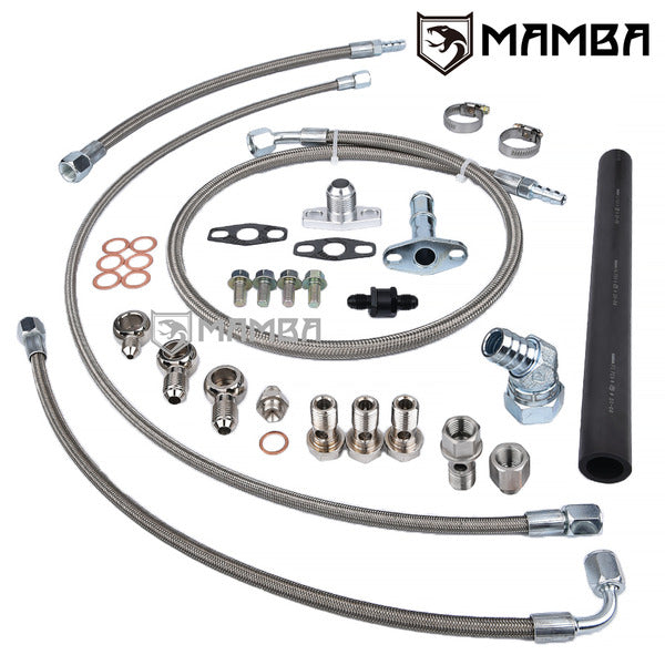 Mamba Turbocharger Oil & Water Line Kit Ford Territory Ghia Garrett GT35/40R GT3582R