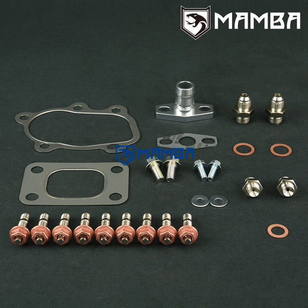 Mamba Garrett GT25R GT28R GT30R T25 5 Bolt Turbocharger Install Fitting Gasket Kit US