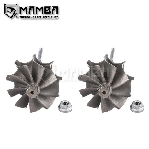 Mamba Pair MAMBA Turbine Shaft Wheel Fits MAZDA RX7 FD3S N3C1A Hitachi HT12 (45/51.2)