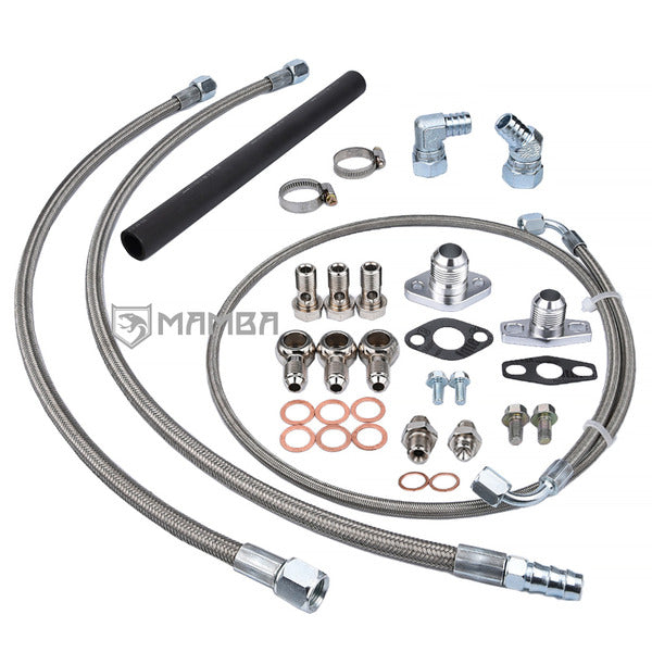Mamba Turbocharger oil & water Hose Top Mount 98~05 AUDI VW 1.8T Transverse GT28R GT30R