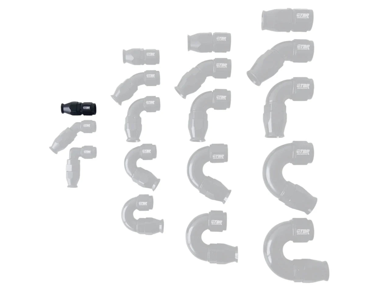 AN4 PTFE Fittings - Alloy - TBR Performance
