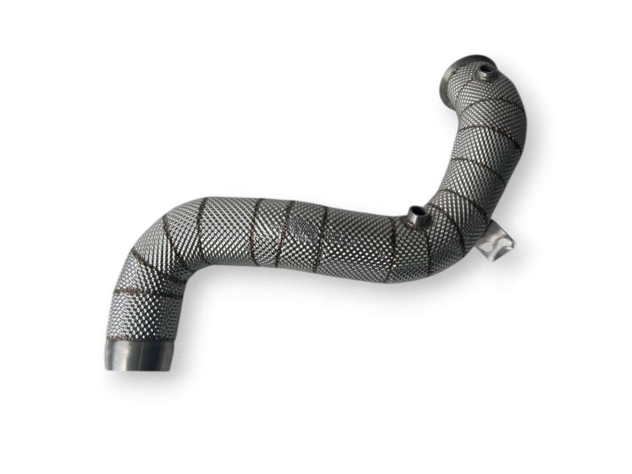 Mercedes Benz M177 C63 C63s Catless Downpipes exhaust - Slightly dented stock