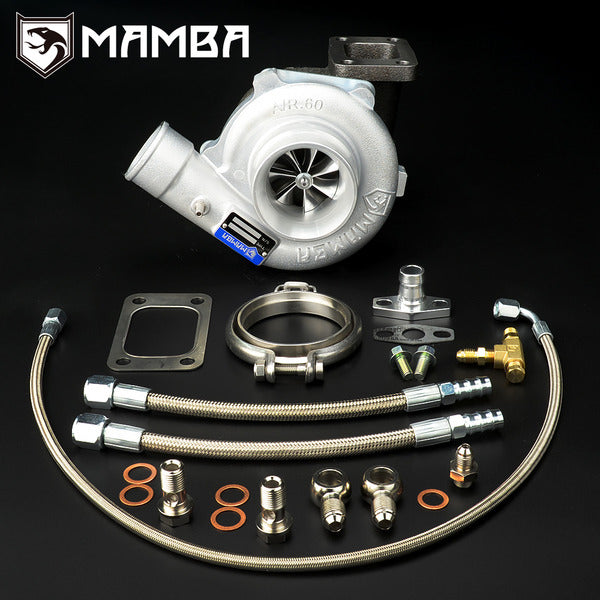 Mamba 9-7 Uni 3" A/R.60 GTX2871R NAS Ball Bearing Turbocharger .73 T3 V-Band