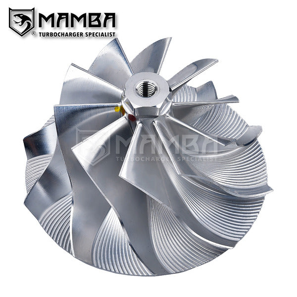 Mamba Billet Turbocharger Compressor Wheel for Chevy 6.6L 01-04 Duramax LB7 (63.4/88.3/10+0)