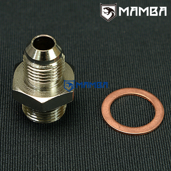 Mamba Adapter Fitting Kit 6AN to M16x1.5 for Nissan RB20DET Garrett T3 Turbocharger coolant
