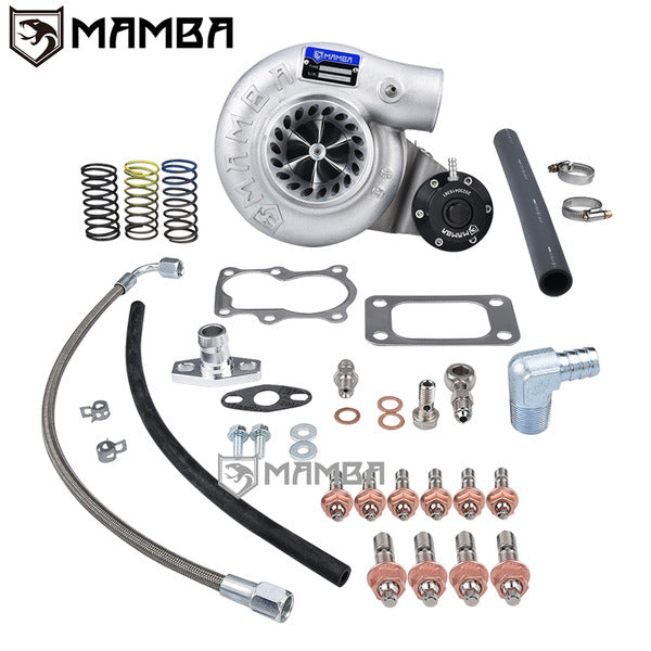 Mamba 12-6 Oil-Cooled Turbocharger For Nissan TD42 GU 3" TD05H-18G 6cm Bolt-On Hsg