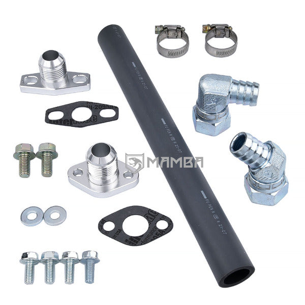 Mamba Turbocharger Oil Drain Pipe For AUDI VW 1.8T 5V A3 Golf AVC/APH/AGU/ALN/ARZ/AUQ GT28R